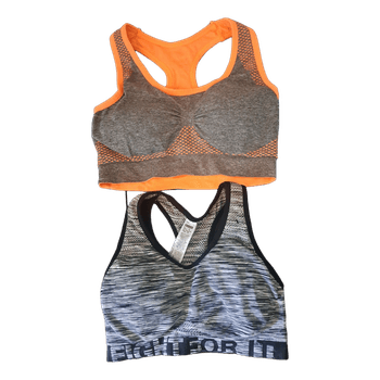 Two sports bras