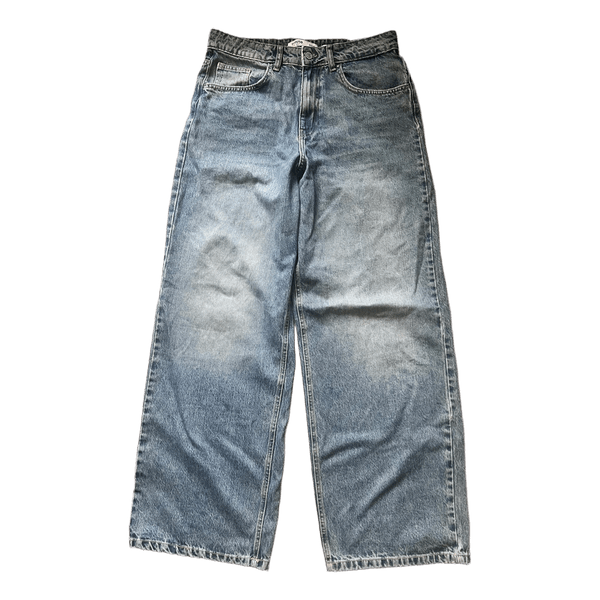 Blue baggy denim jeans