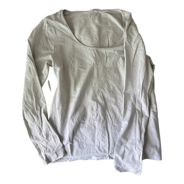 White long sleeved top