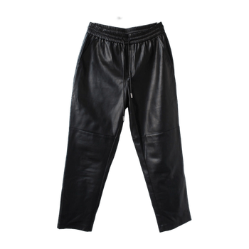 Mango faux leather trousers