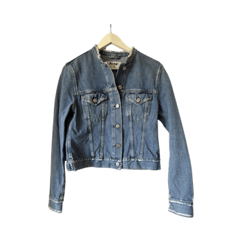 Acne Distressed denim jacket