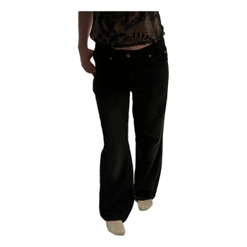 Black wide leg jeans