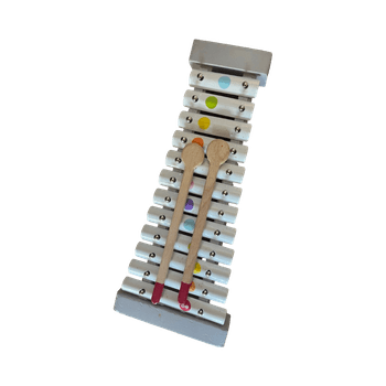 Children's metal xylophone