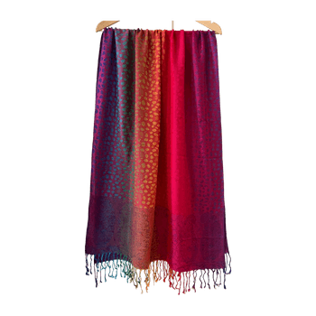 Multicolor cashmere scarf
