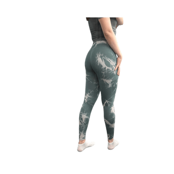 Green sports leggins