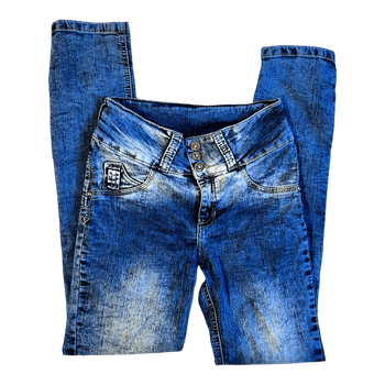 Sandres blue acid wash jeans