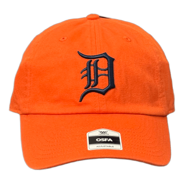 Orange baseball cap