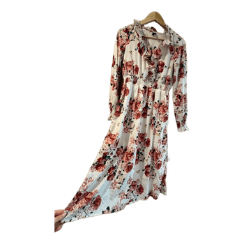 Floral print midi dress