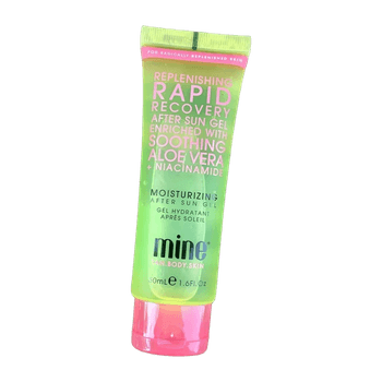Minetan rapid recovery after sun gel