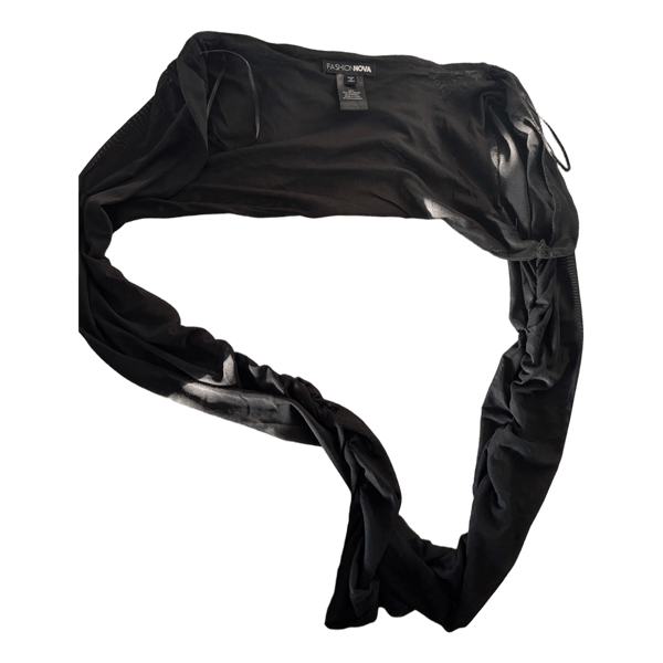 Black mesh shrug