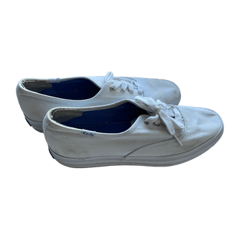 White canvas sneakers
