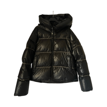 Black puffer jacket