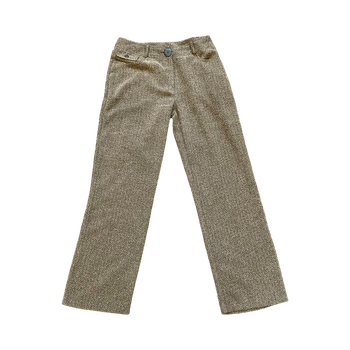 Tweed housut, ruskeat