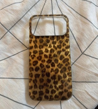 Leopard print phone case