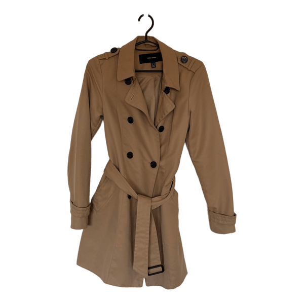 Beige trenchcoat