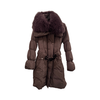 Naisten pitkä untuvatakki