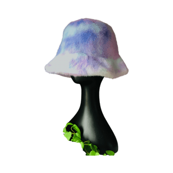 Vaalean pastellinen bucket-hattu