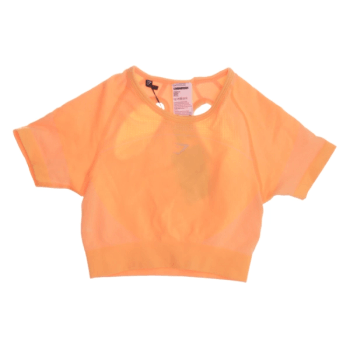 orange gymshark Crop top