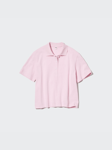 Pink Short Sleeved Polo Shirt