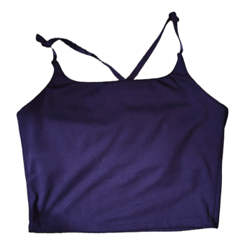 Violetti urheilutoppi2 toppia
