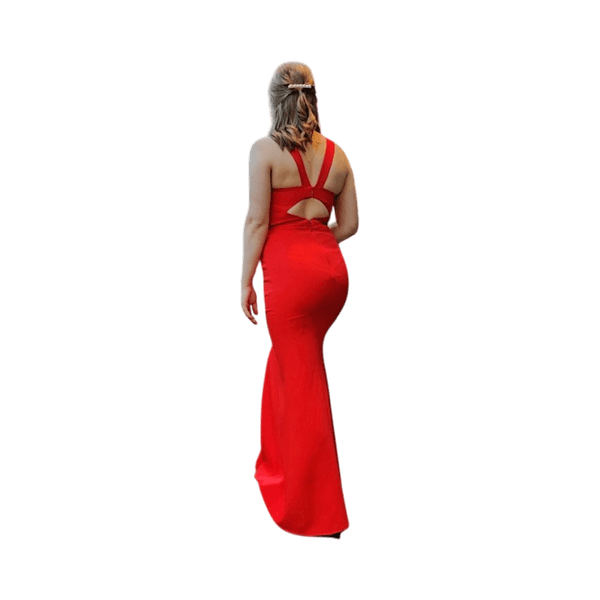 BCBG MAXAZRIA punainen iltapuku