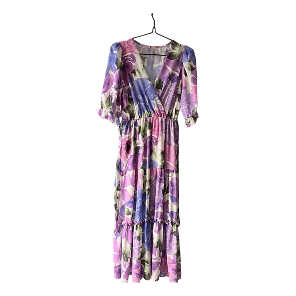 Floral print maxi dress