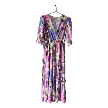 Floral print maxi dress