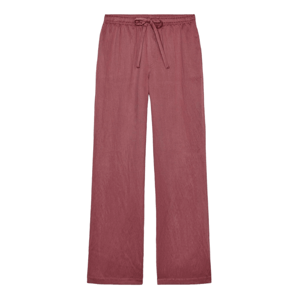 Rosa bukser med bindebånd Zara