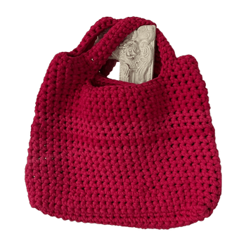 Self-knitted bag