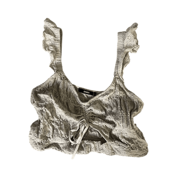 Valkoinen croptop