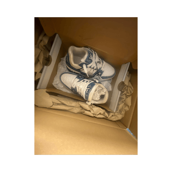 Monogram denim sneakers