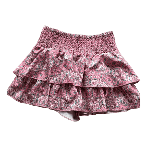 Pink nederdel