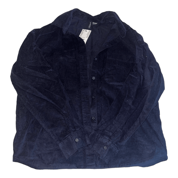 Navy corduroy shirt