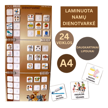 Namų dienotvarkė vaikams
