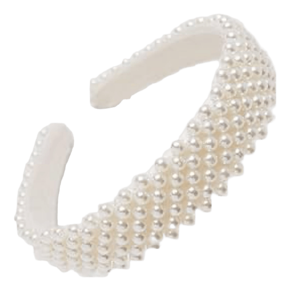 Hårbøjle med perler