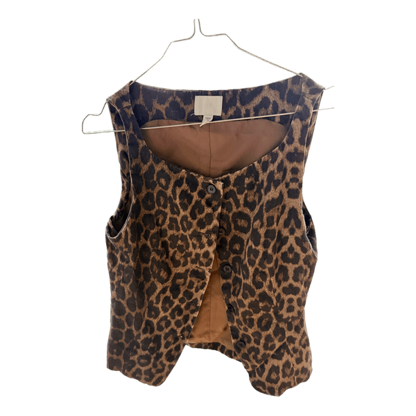 Leopard vest