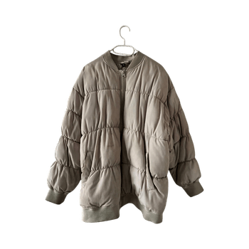 H&M Winter Oversized Beige Puffer Jacket (Size M)