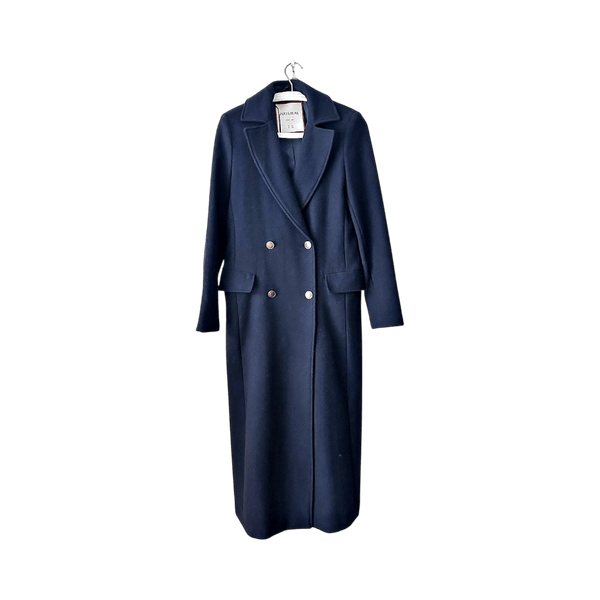 Navy overcoat
