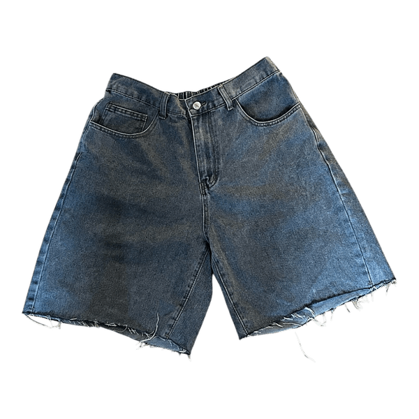 Blue denim shorts