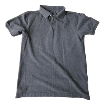Grey polo shirt