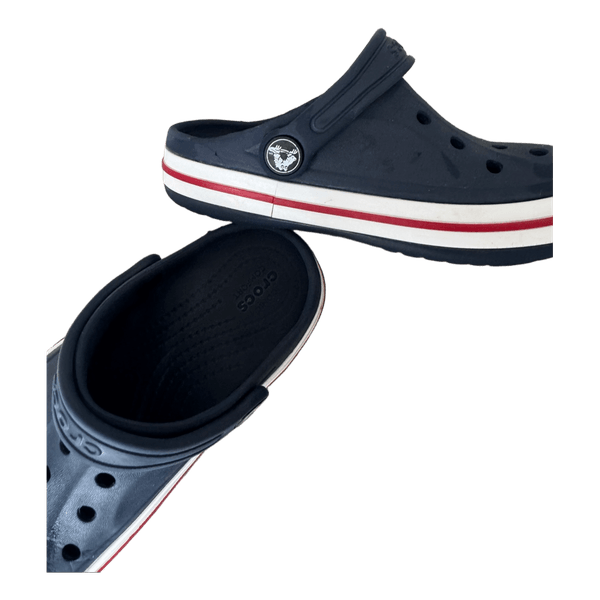 Kids size 11 Navy Crocs clogs