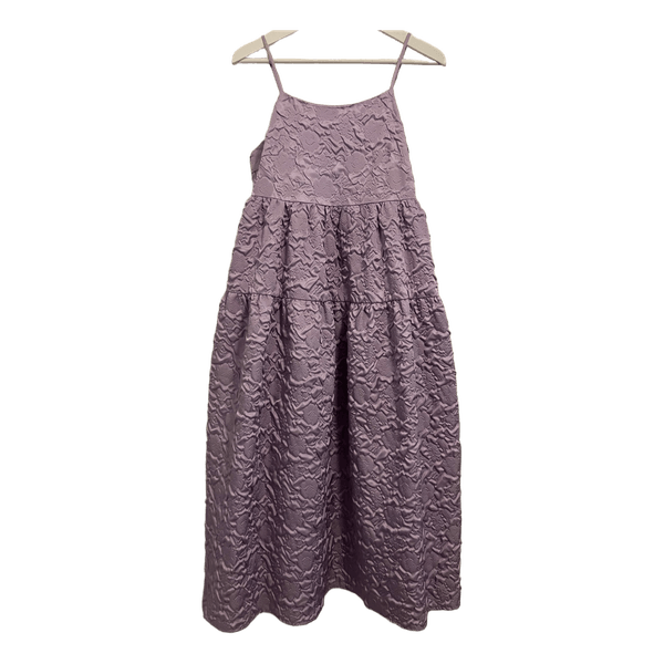 Liila, laventeli spagettiolkaiminen mekko, koko M, YAS