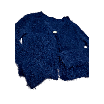 fluffy cardigan