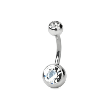 Steel belly ring