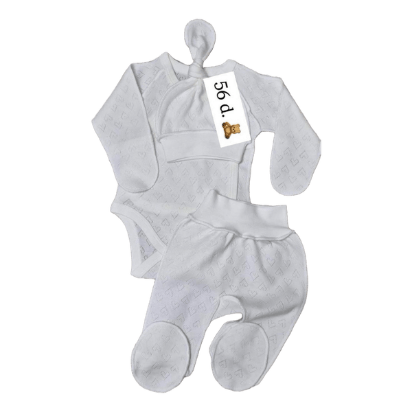 White newborn baby set