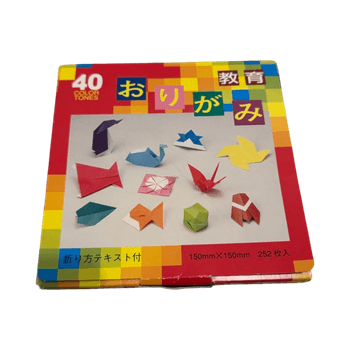 Origamiarkkeja/Värikartonkipakkaus