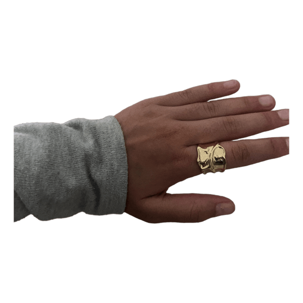 Stor guld ring