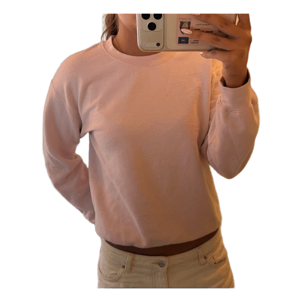 Lyserød sweatshirt