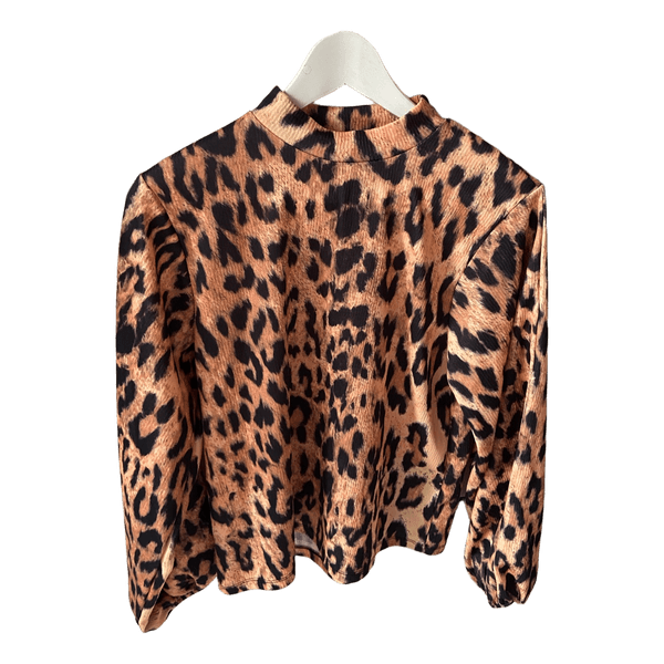 Leopardikuviollinen pusero