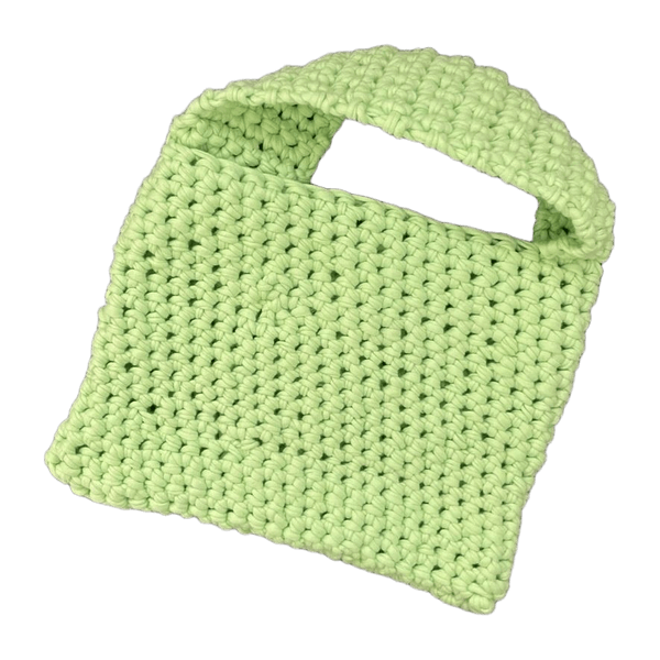 Itse virkattu bag